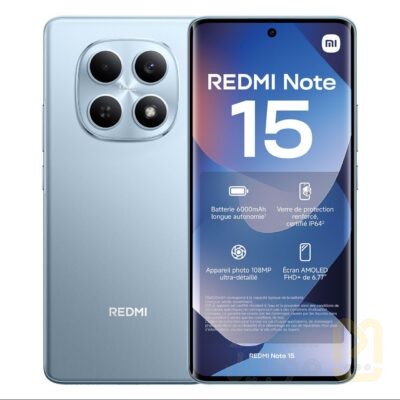 گوشی موبایل شیائومی مدل Redmi Note 15 4G دو سیم کارت ظرفیت 256 گیگابایت و رم 8 گیگابایت | پک گلوبال
