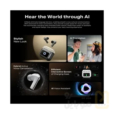 هدفون بلوتوثی اینفینیکس مدل AI Buds - تصویر ۶ هدفون بلوتوثی اینفینیکس مدل AI Buds - تصویر ۶
