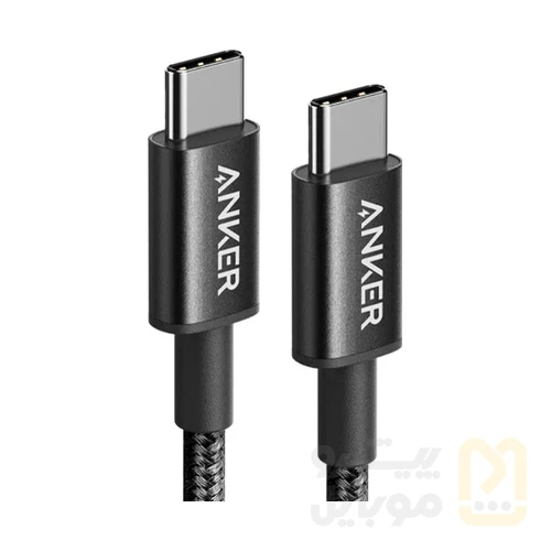 کابل تبدیل USB-C به USB-C انکر مدل Nylon A8752 طول یک متر 60 وات - تصویر ۱