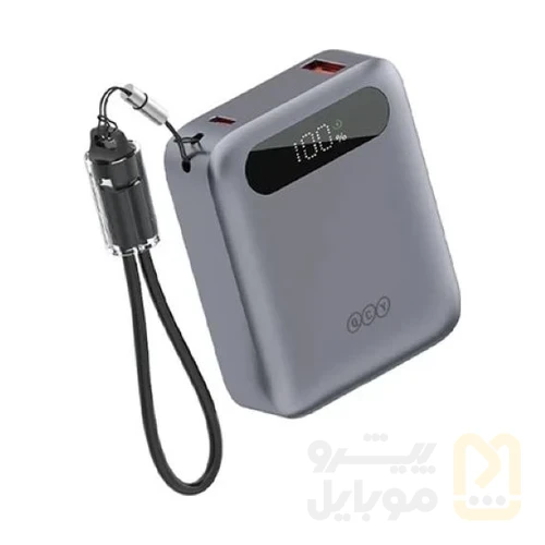 پاوربانک 22.5 وات کیو سی وای مدل PB10D ظرفیت 10000 میلی‌آمپر ساعت - تصویر ۱