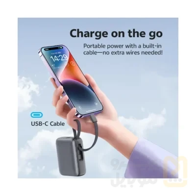 پاوربانک 35 وات کیو سی وای مدل PB10C ظرفیت 10000 میلیآمپر ساعت - تصویر ۶ پاوربانک 35 وات کیو سی وای مدل PB10C ظرفیت 10000 میلیآمپر ساعت - تصویر ۶
