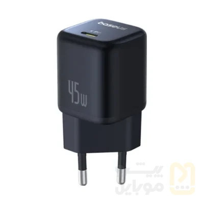 شارژر دیواری 45 وات بیسوس مدل PicoGo 45W - تصویر ۱ شارژر دیواری 45 وات بیسوس مدل PicoGo 45W - تصویر ۱