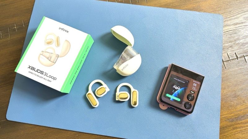 هدفون بلوتوثی اینفینیکس XBuds 3 Loop با طراحی اوپنایر