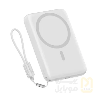 پاوربانک بی‌سیم 22.5 وات کیو سی وای مدل PBW10A ظرفیت 10000 میلی‌آمپرساعت - تصویر ۵