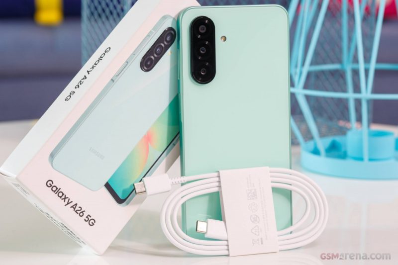 نمایشگر Super AMOLED گوشی سامسونگ گلکسی A26