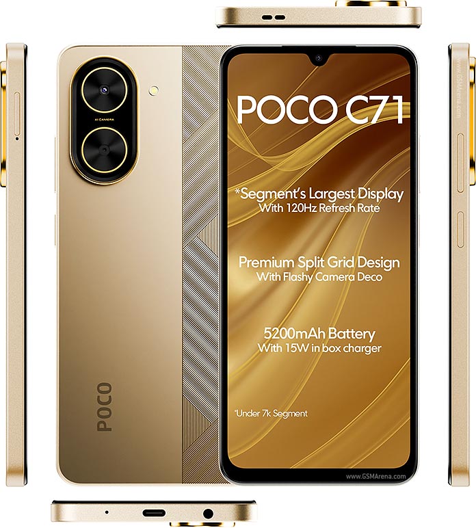 نمایشگر گوشی شیائومی پوکو C71
