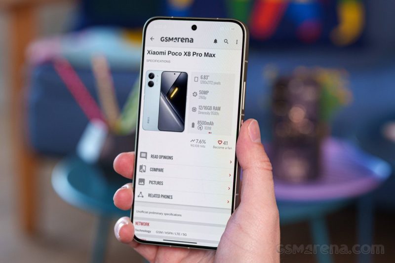 ماژول دوربین گوشی پوکو X8 Pro Max